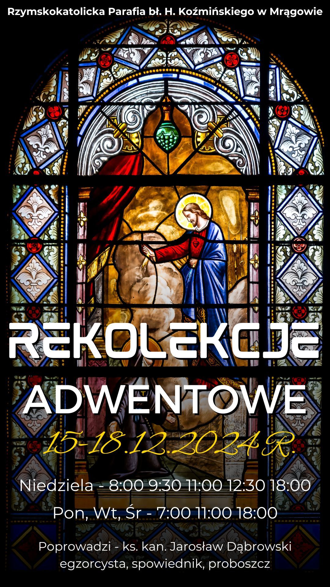 Rekolekcje Adwentowe 15-18 grudnia 2024 r.