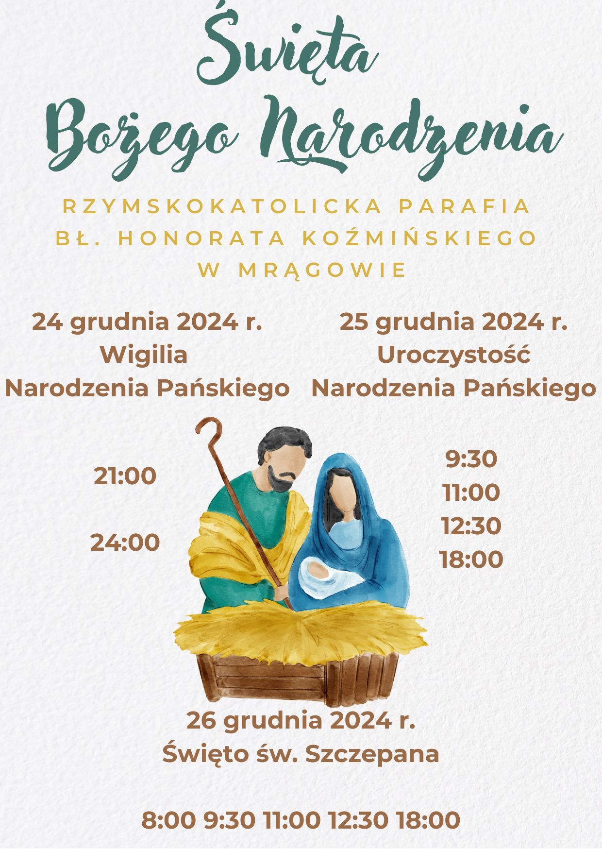 Święta w naszej parafii