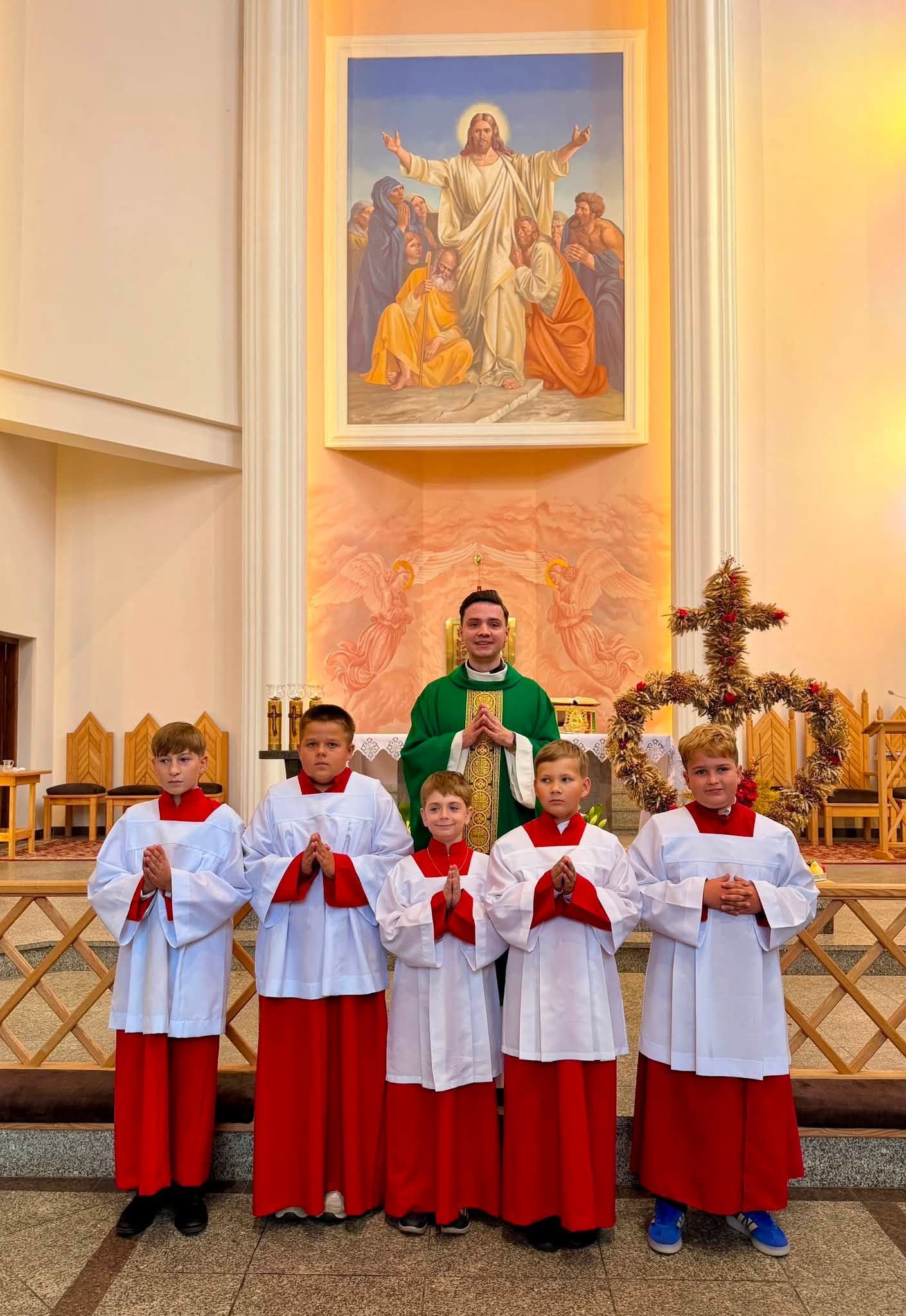 Błogosławieństwo nowych ministrantów
